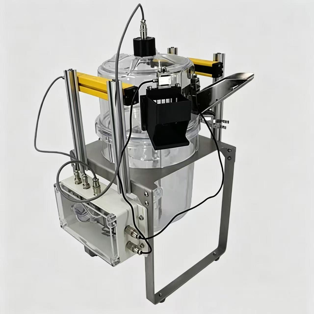 TD-019型小动物代谢检测分析系统是一款生物学实验工具，可实时同步监测小动物的食物消耗、饮水消耗、活动量、活动轨迹图、站立行为等数据，同时将这些数据自动储存到计算机内，方便用户进行生物学统计分析