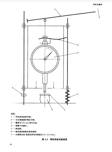 牙科学水胶体印模材料弹性回复试验装置